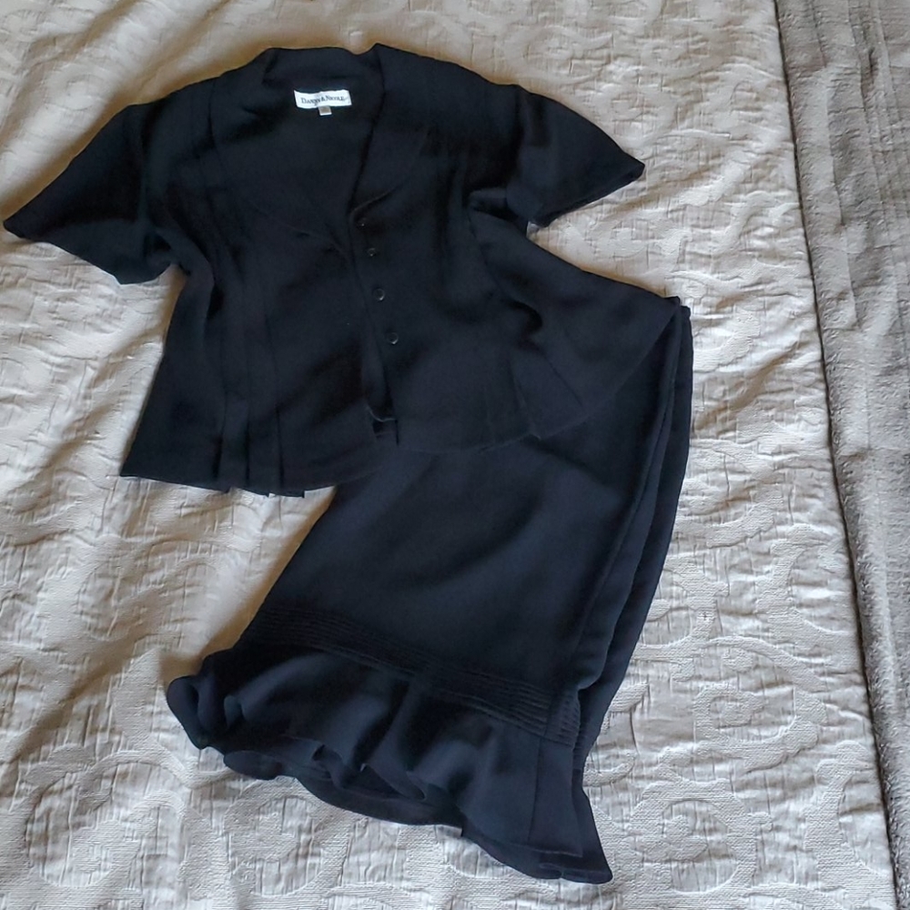 Black Jacket and Skirt